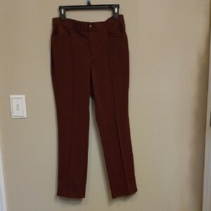 Simply Vera Vera Wang Rust Brown Pants